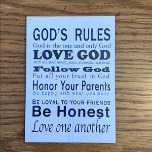 Religious Plaque LNC